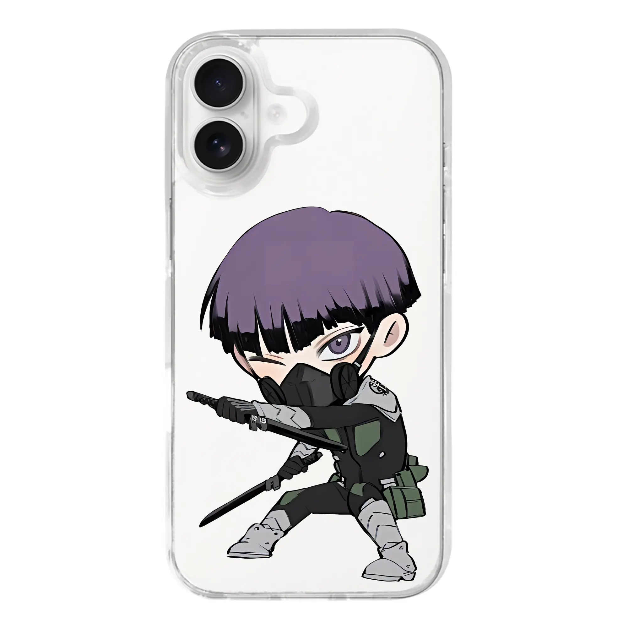 怪獣8号 グッズ,保科宗四郎 - iPhone 17シリーズ 透明スマホケース – 薄型・耐衝撃・精密フィット保護カバー